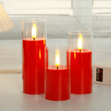 Led Electronic Candles Simulation Plastic Smokeless Cup Candles White Christmas Birthday Wedding Atmosphere Setting Candle Lamps
