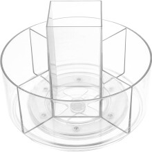 Présentoir à cosmétiques de bureau rotatif, support à cosmétiques, organisateur de maquillage rotatif à 360 degrés