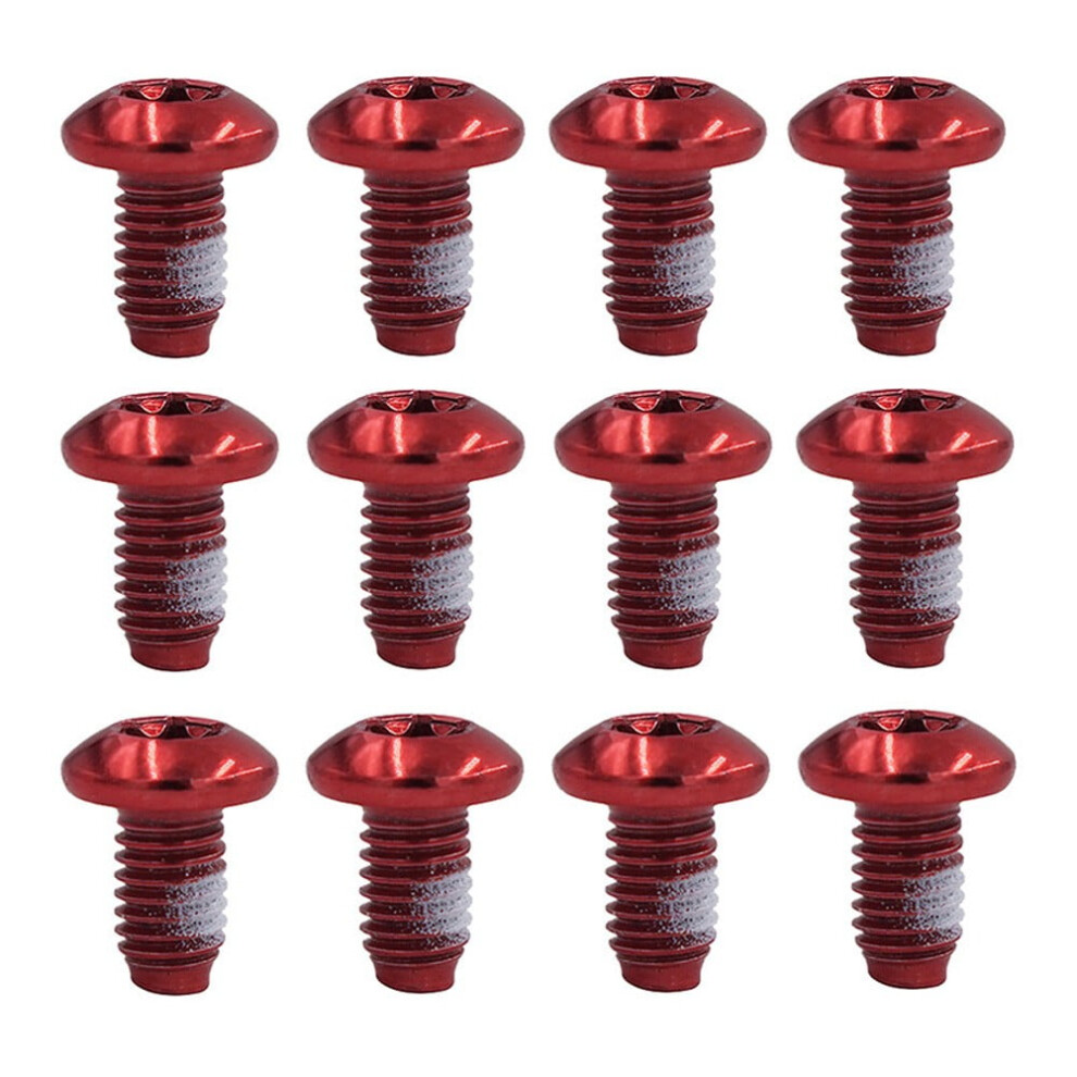 Hongdi 12Pcs M5 X 9Mm T25 Bicycle Screws Mtb Road Mountain Bike Disc Brake Rotor Bolts 9423501764621