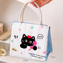 maxiaoxia Bento-Tasche für Schüler mit Reis, tragbare Lunchtasche, Thermoisolierte Lunchbox, Isolierte Lunchtasche für Kinder und Erwachsene