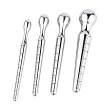 Stainless Steel Urethral Sound Metal Penis Plug with Precision Depth Control and Smooth Surface