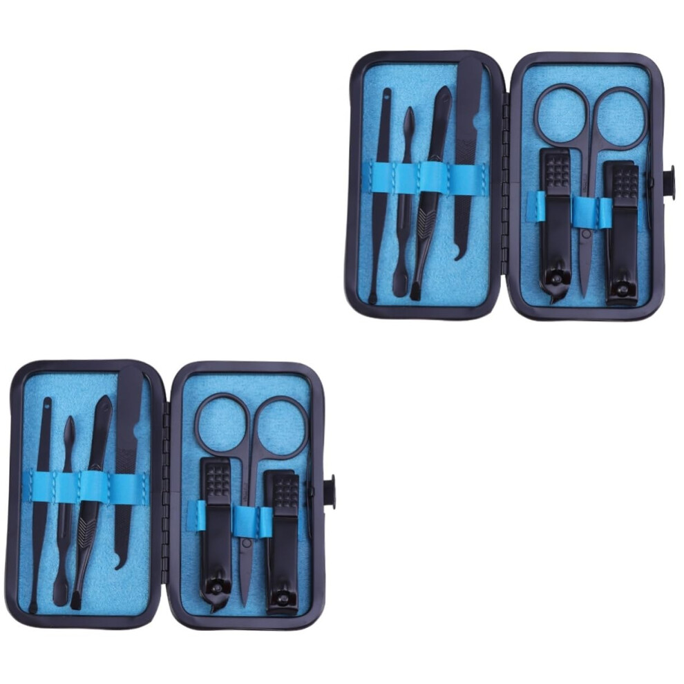 Manicure Pedicure Set 14Piece Professional Nail Clipper Kit with Durable Metal Tools and Travel Case