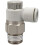 Pneumatic Flow Control Valve SelfLock Speed Controller with Rotatable PU Air Hose Fitting AS2201F0208SA 4
