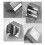 3x Edelstahl-Wand-Toilettenpapierhalter, moderner Stil 8