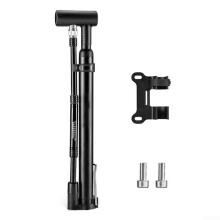 Bike Pump 120PSI Pressure Aluminum Alloy with Accurate Gauge for Mountain and Road Bikes