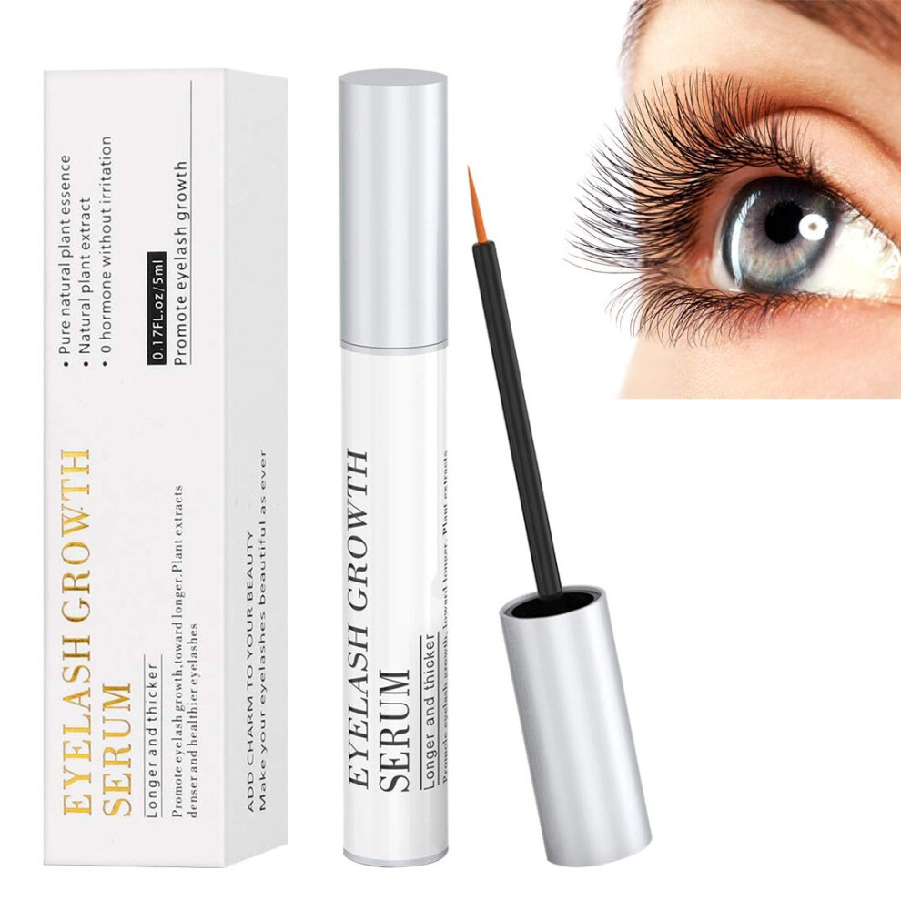 Eyelash and Eyebrow Growth Serum  Natural Lash and Brow Enhancer for Rapid Growth and Fuller Look