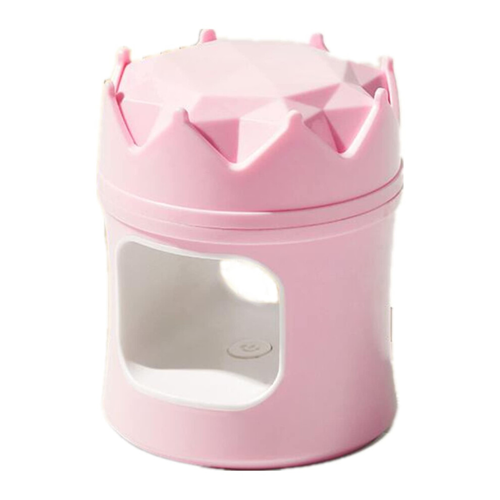 Pink Mini Uv Led Nail Lamp 18W Fast Gel Curing Portable Nail Dryer For Home And Salon Use