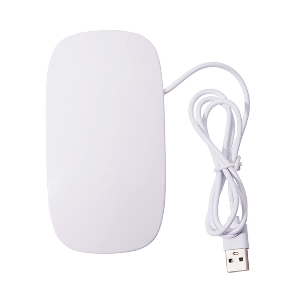 White 36W Uv Nail Lamp Led Nail Dryer For Gel Polish Fast Even Curing Portable Usb Powered