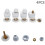 stuks douchedeurwielen/rollers/geleiders, wieldiameter 25 mm 3