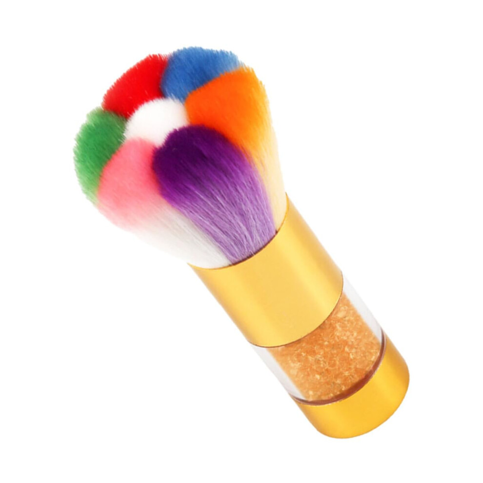 Nail Cleaning Brush Soft Nylon Bristles Ergonomic Grip for Manicure Pedicure Salon and Home Use 2pcs