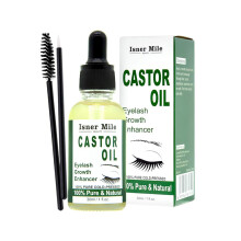 Castor Oil for Eyelash Growth ColdPressed Organic Serum with Applicator 30ml