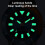 Luminescent Automatic Watch Men Blue Silver Waterproof Rotating Bezel with Date 5