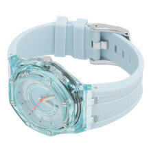 Kinder-Sportuhr Wasserdichtes Quarz mit Leuchtzifferblatt, Blau, 52,7 mm