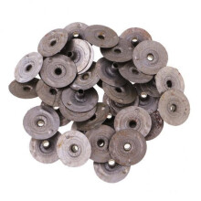 S SERENABLE2x200Pezzi Supporto per stoppino in metallo Linguette Base per la produzione di candele20x3mm2Pezzi