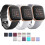 3-PACK μαλακά λουράκια σιλικόνης συμβατά με Fitbit Versa2, Versa, Versa Lite - Ρυθμιζόμενα 1