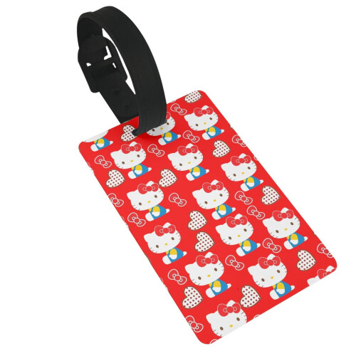 Κρεμάστρα αποσκευών Hello Kitty με ετικέτα αναγνώρισης ονόματος, αφαιρούμενο