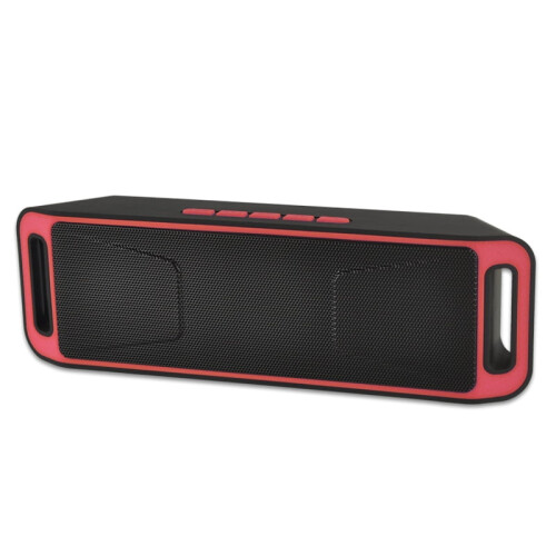 Altoparlante Bluetooth per esterni; scheda plug-in Bluetooth wireless portatile per cellulari e computer (rossa) 2