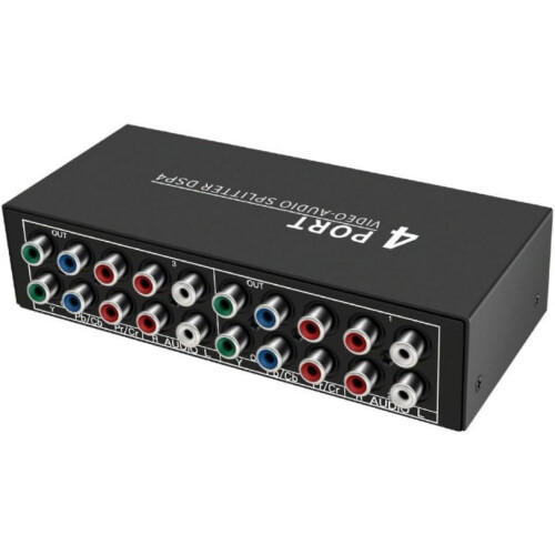 Διαχωριστής YPBPR 4 θυρών HD Component 1in4Out 1in2Out DVD Player PS2PS3Κονσόλα παιχνιδιώνΚάμερα TV Box