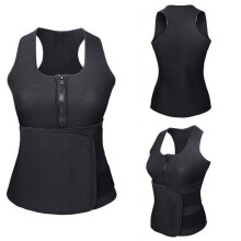 Chaleco reductor de cintura BaiTrend para mujer, ideal para gimnasio, entrenamiento deportivo, con cinturón ajustable para adelgazar y sudar,