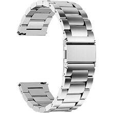 20 mm metalen armband compatibel met Samsung Galaxy Watch4/Watch5/Galaxy Watch5Pro, Galaxy Watch4, Active2Watch, roestvrijstalen armband