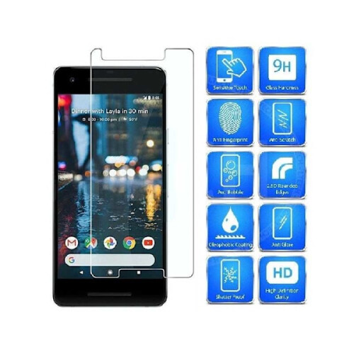 ΣΥΣΚΕΥΑΣΙΑ 2 ΤΕΜΑΧΙΩΝ Google Pixel2XL Σκληρυμένο γυαλί 0,26 χιλ. 2,5 D 9H Διαφανές