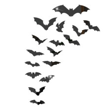 Halloween-akryyliset seinätarrat kotiin ja ikkunaan - haamut, kurpitsat, varikset, noidat, haamukädet