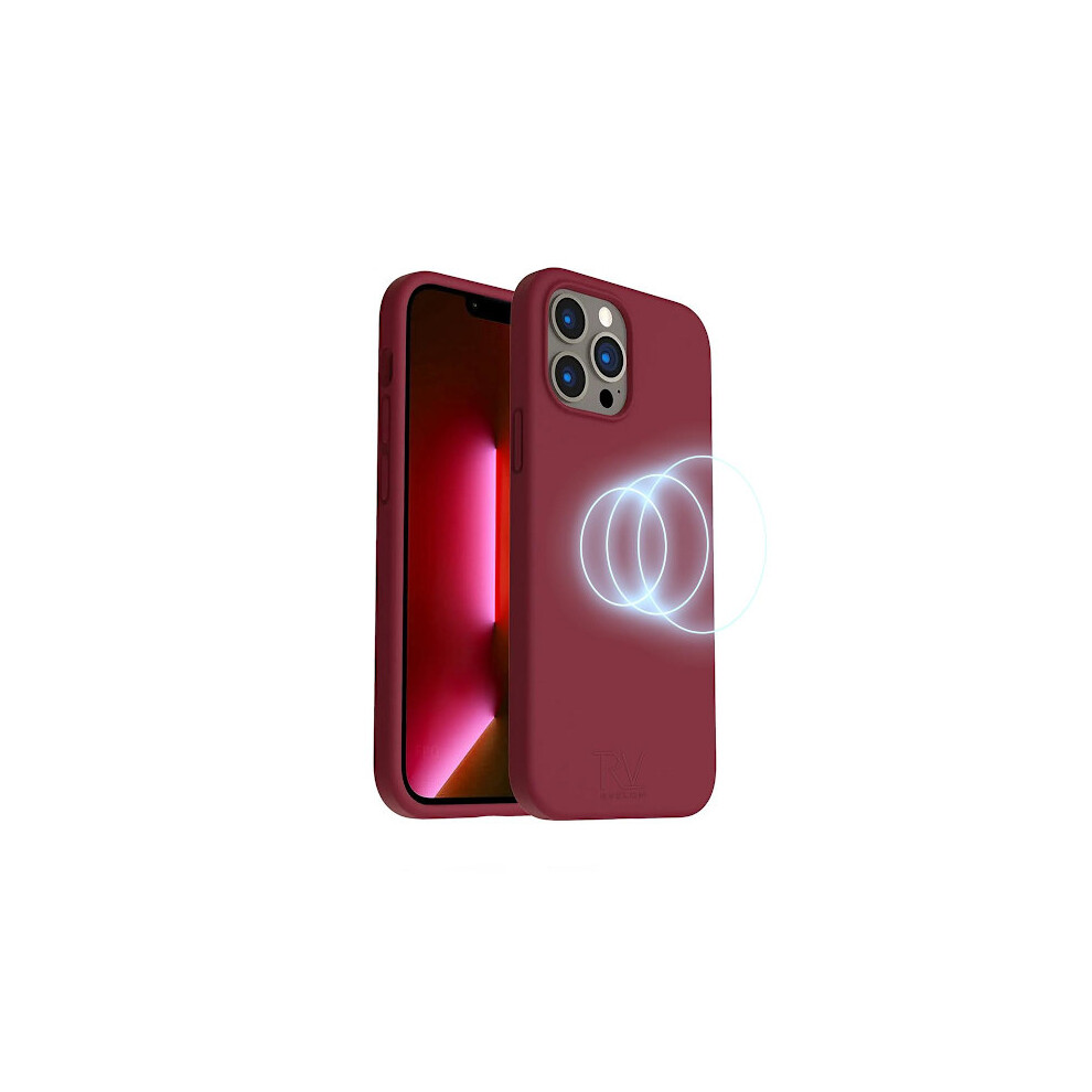 Compatible With Iphone 14 Pro Silicone Case Rvelon Magsafe - Red 9191629174485