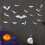 Σετ αυτοκόλλητων τοίχου από ακρυλικό για το Halloween για διακόσμηση σπιτιού και 5