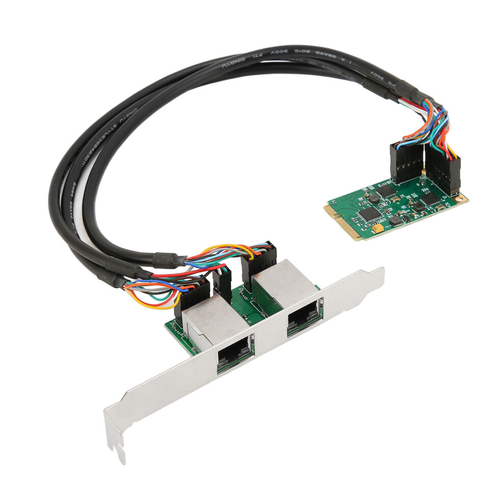 Mini Pcie Gigabit Ethernet Card 10/100/1000Mbps Rj45, 2 Port, Rtl8111h 9441381224295