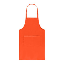 Latzschürze, Unisex, Kochschürze für Damen und Herren, Canvas-Schürze mit großen Taschen, 100 % Polyester, strapazierfähige Arbeitsschürze zum