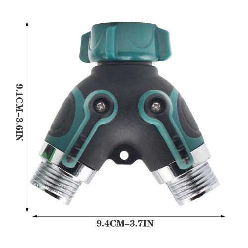 Quinlirra Promotion 3/4" μεταλλικός διαχωριστής λάστιχου κήπου σε σχήμα Y, δώρα για την Ημέρα 2