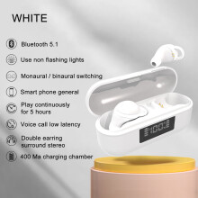 EQWLJWE Bezdrátová Bluetooth sluchátka na spaní Sportovní běžecká do uší Kompaktní mini Bluetooth sluchátka Vánoční výprodej