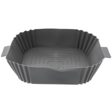 Airfryer bakmat, hittebestendige siliconen binnenpan, herbruikbare airfryer kom, airfryer bakmat
