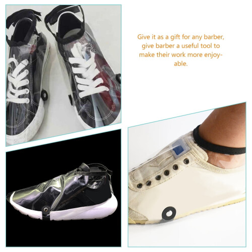 ZONHEBIN Transparente Überschuhe für Friseure 1