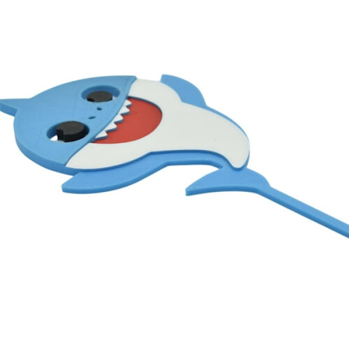 Διακόσμηση τούρτας Baby Shark σε μπλε χρώμα, ένα μέγεθος 1