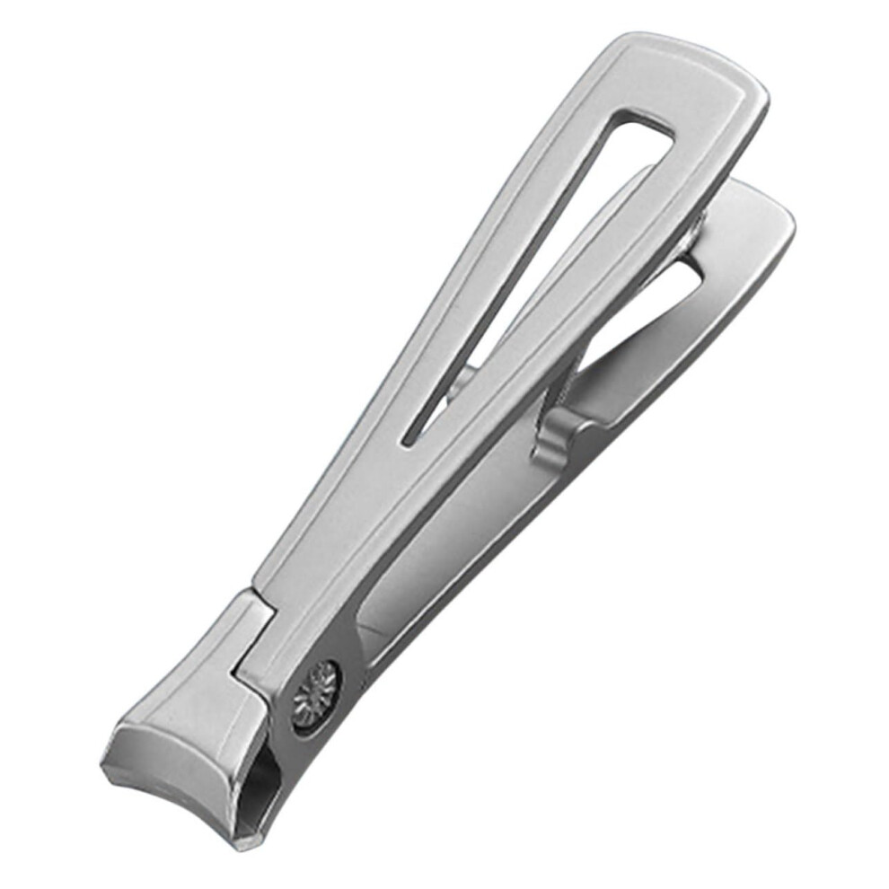 Stainless Steel Nail Clipper for Thick Nails with Sharp Cutting Edge and Ergonomic Grip