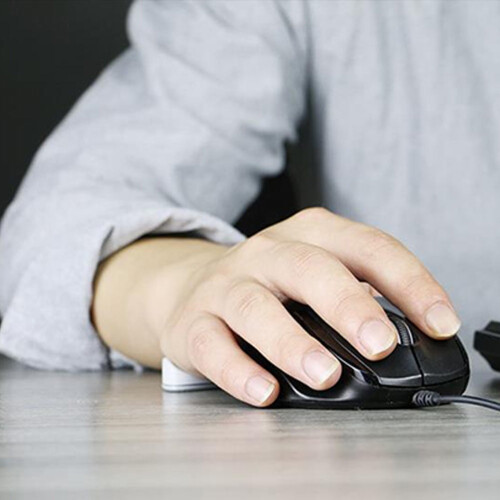Mizh Musehåndledsstøtte Silikone Håndledsmåtte Bevægbar Musemåtte Desktop Håndledsmåtte til Mus 2