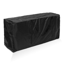 Ghojet Draagbare, robuuste, waterdichte hoezen voor tuinmeubelen, opbergtas voor kussens, stofwerende tas voor terrasmeubelen - Zwart