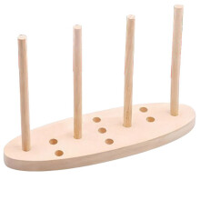 Instrument de fabricare a arcurilor din panglică multifuncțională din lemn masiv, panglică de coroane, instrument de fabricat panglici din lemn