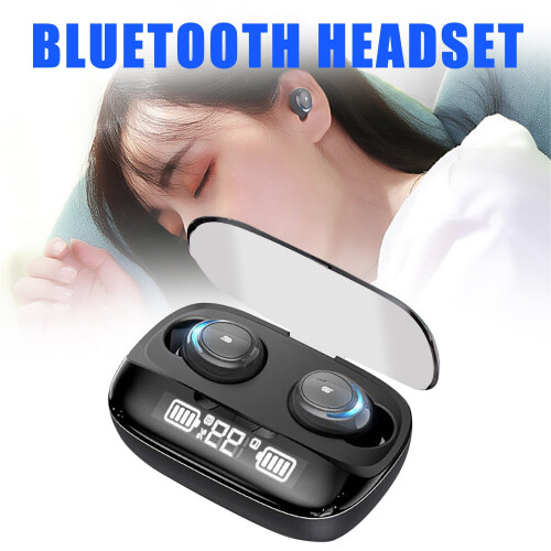 Écouteurs sans fil Bluetooth 5.0 M-U8, mini-écouteurs stéréo, casque Bluetooth 2