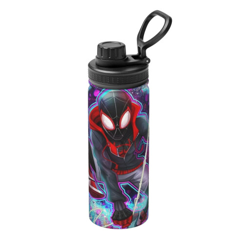 Into The Spider-Verse Sports Θερμός Νερού με Θερμομόνωση από Ανοξείδωτο Ατσάλι, Φορητό Ποτήρι