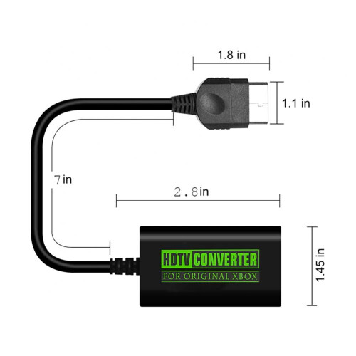 Καλώδιο HDMI για όλα τα κλασικά μοντέλα Xbox, συμβατό με το αρχικό στοιχείο Xbox σε HDMI, 2