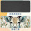 Mousepad με μπλε εκτύπωση Deer Leaf - Λεία επιφάνεια, παχιά επένδυση Mousepad, εργονομικός 4