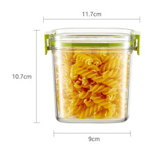 Kayannuo 700 ml transparentes, stapelbares Vorratsglas für Getreide, doppelt versiegeltes Küchenglas, ideal als Weihnachtsgeschenk für Frauen