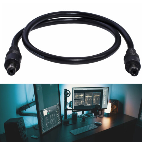 Καλώδιο τροφοδοσίας DC 50cm-5m Αρσενικό καλώδιο σύνδεσης 5,5x2,1mm σε αρσενικό καλώδιο 1