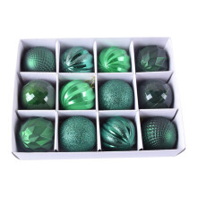 Viflosae 12Pcs Christmas Balls Baubles, Compatible with Xmas Tree Decorations, Indoor Holiday Ornament for Party & Halloween, Black Friday Deals