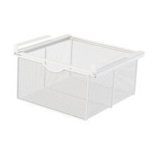 Hanging Drawer Organizer for Closet and Wardrobe SpaceSaving Home Storage, White Fabric
