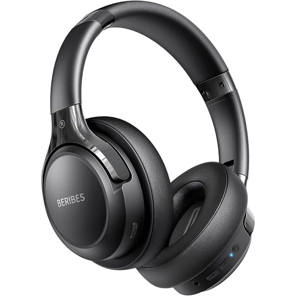 Beribes Bluetooth Headphones Over Ear, 65H Playtime, 6 Eq Modes, Hifi Stereo, Foldable Lightweight, Deep Bass, Wireless Headset With Mic ( Red) Orange/Red 9048212688204