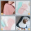 Conjunto de 5 paninhos de algodão absorventes e macios para arrotar bebês. 6