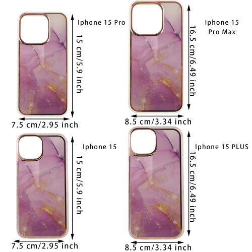 Θήκη με γκλίτερ για συμβατότητα με iPhone15Plus, Θήκη τηλεφώνου για γυναίκες, Λεπτή 1